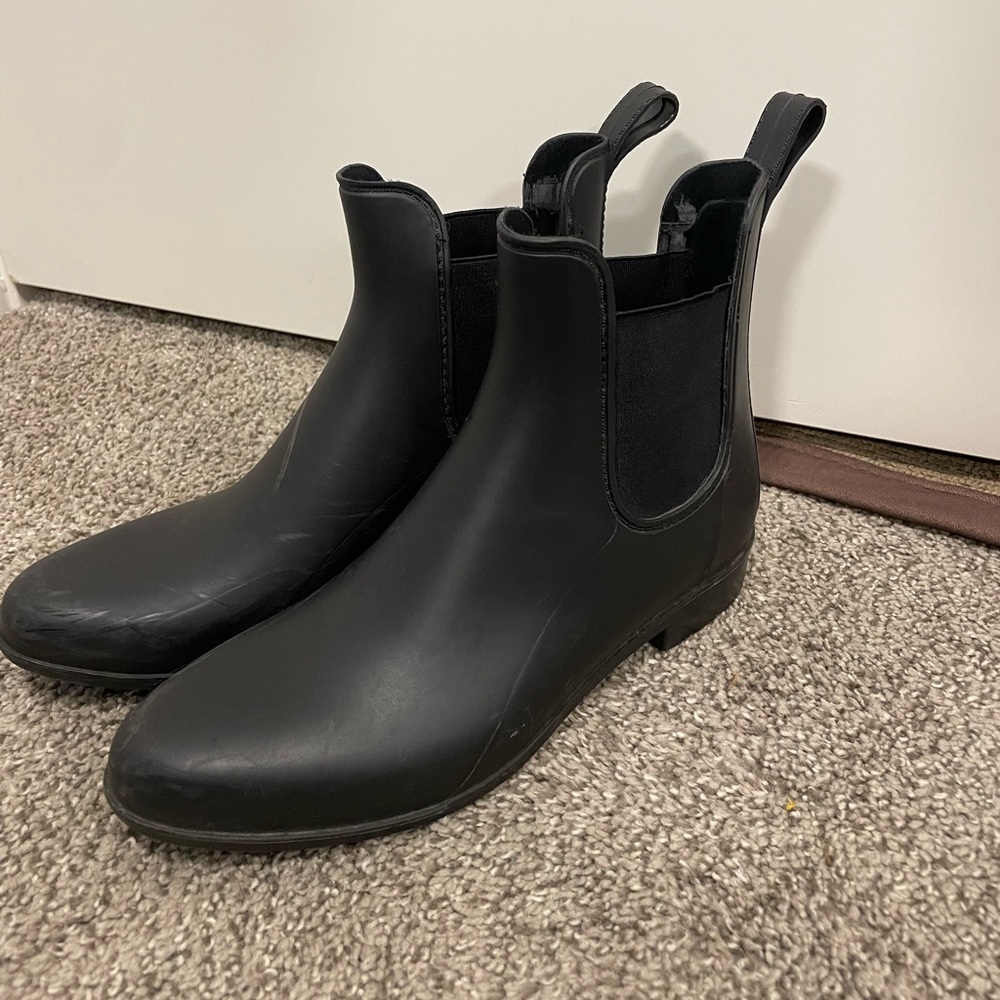 Black Rain Boots